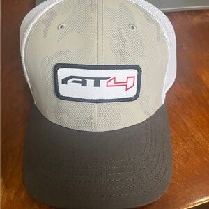 AT4 Camo and White Trucker Hat